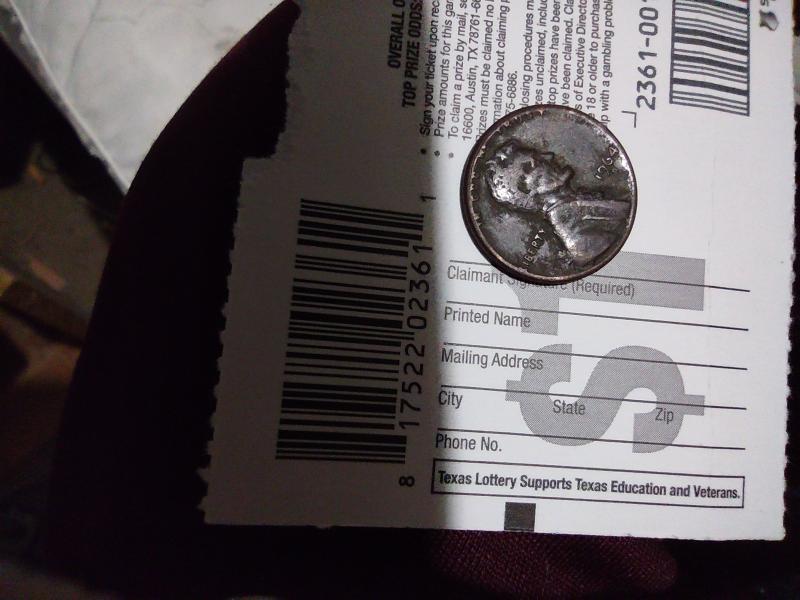 1964 penny with mint mark D has misprint&hellip;