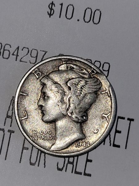 rate mercury dime