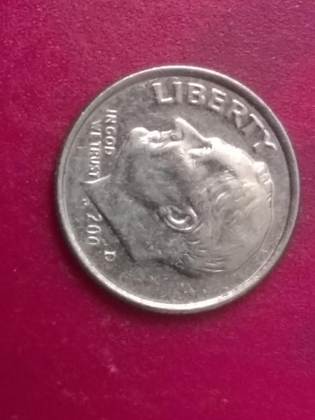 200? D Roosevelt Dime. Date on obverse seems&hellip;