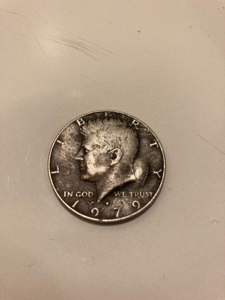 I have this 1979 Kennedy half dollar coin&hellip;