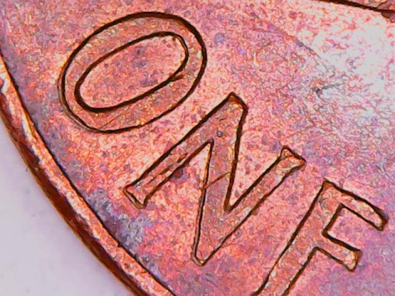 1966 lincoln penny, believed to be double die.