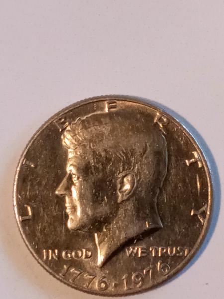 The coin was over pressed leaving a line&hellip;