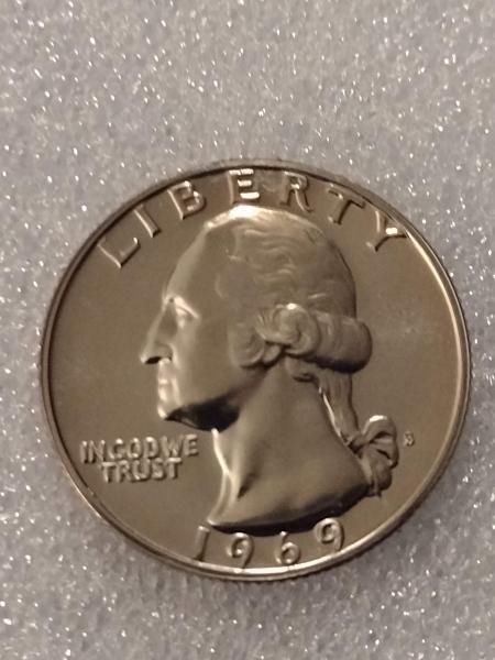 1969 s proof quarter die beautiful coin value