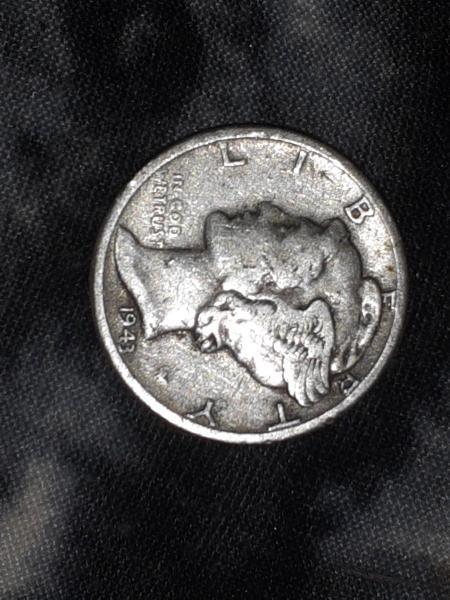 1943 liberty dime