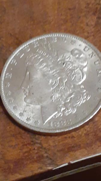 1883o silver morgan dollar