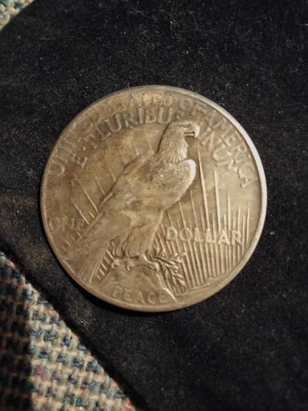 1921 Peace dollar