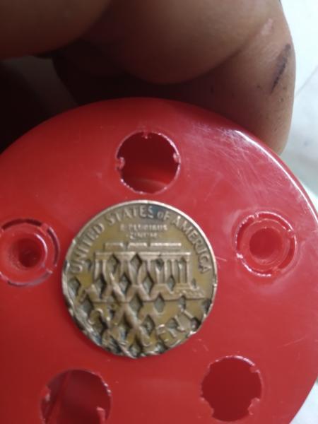 The penny has the heads and tails on…
