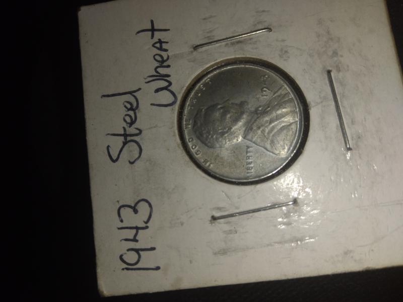 Was curious if my 1943 steel wheat penny&hellip;