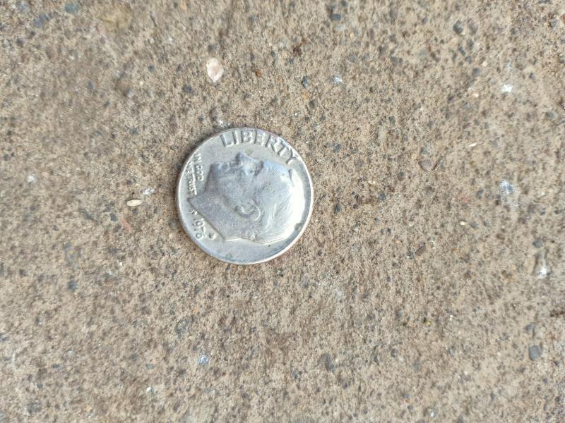 error coin quarter dollar.. with dented side and…