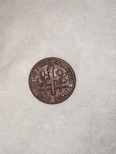 1982 dime struck on wrong planchette?