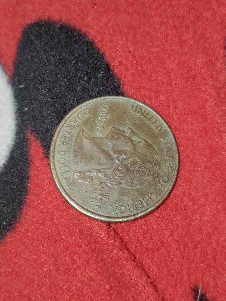 Copper us Kansas quarter I think.