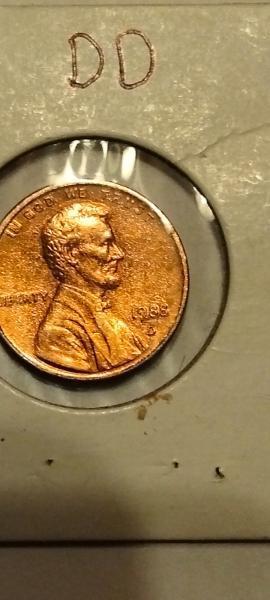 1988 Lincoln pennyDD error on obverse and reverse&hellip;