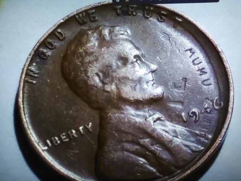 1946 Lincoln wheat penny with errors on front&hellip;