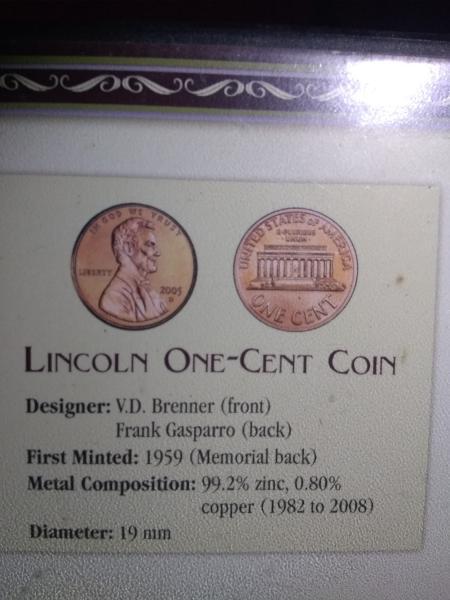1959 Lincoln penny