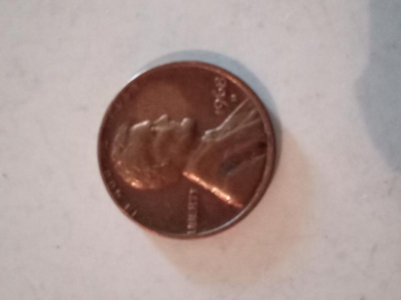 1968 d mint Lincoln penny with double die&hellip;