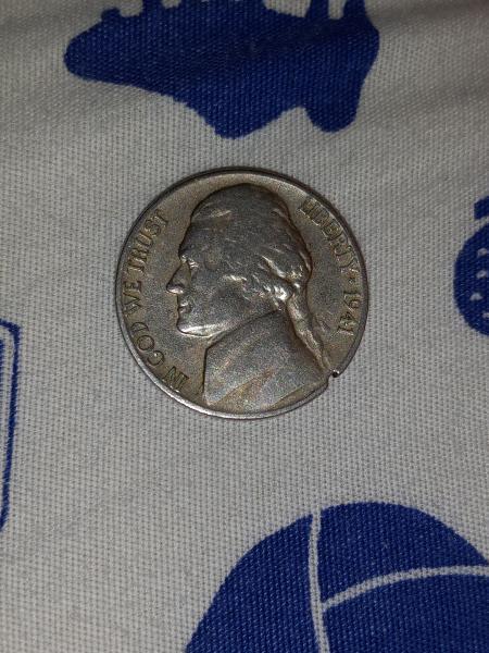 I found a nick on this 1941 nickel,&hellip;