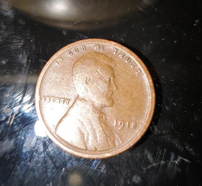 1918 wheat penny, no mint, no L in&hellip;