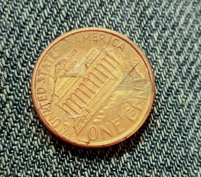 Double stamped flip1991 penny. The pics don't do&hellip;