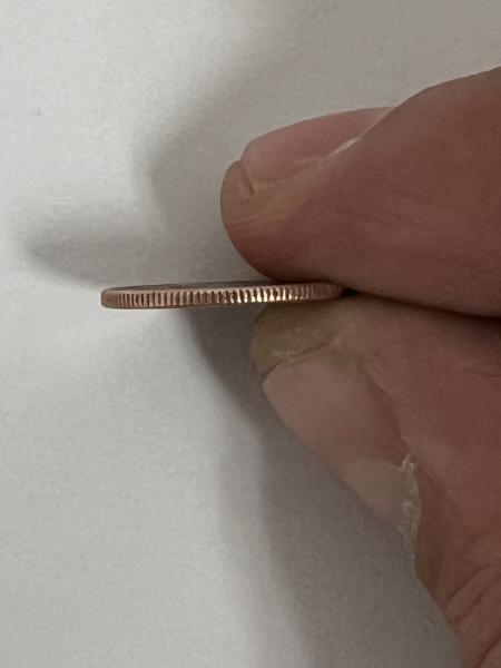 2005 dime with no nickel plating. The copper&hellip;