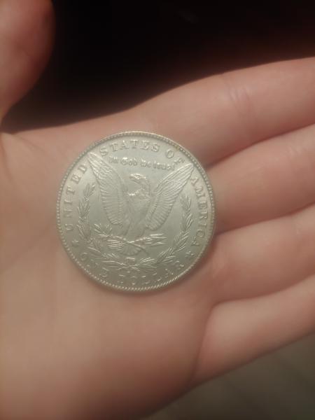 1895 S Morgan Silver dollar