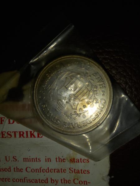 restrike confederate half dollar
