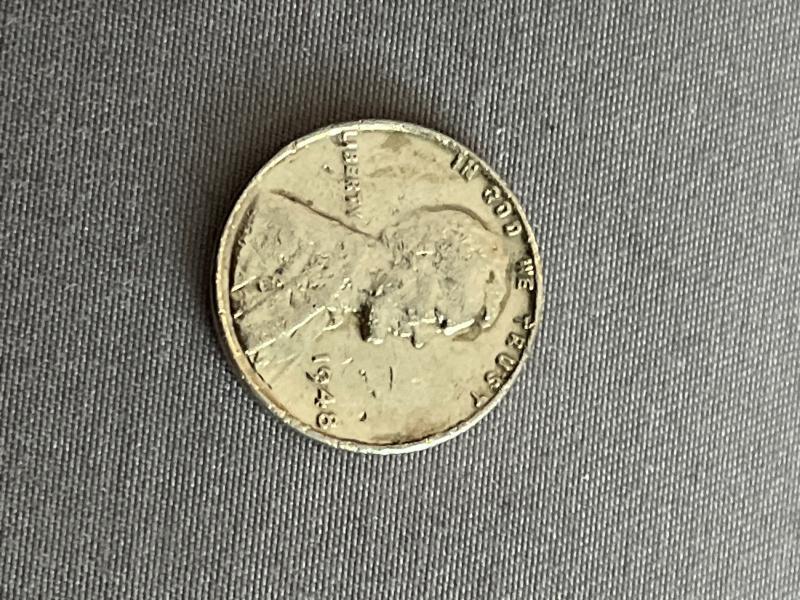 1948 wheat penny that is a silver color…