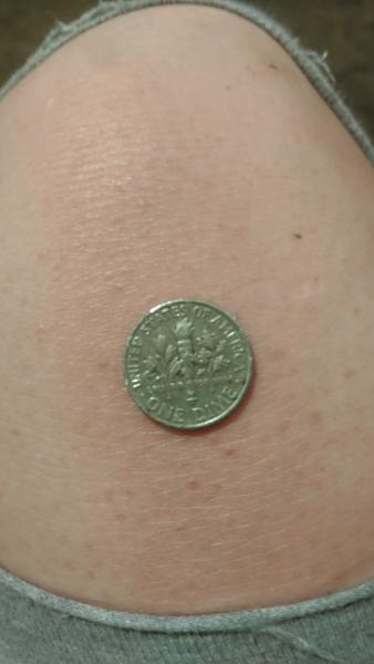 2015 D Dime. On the front side where&hellip;