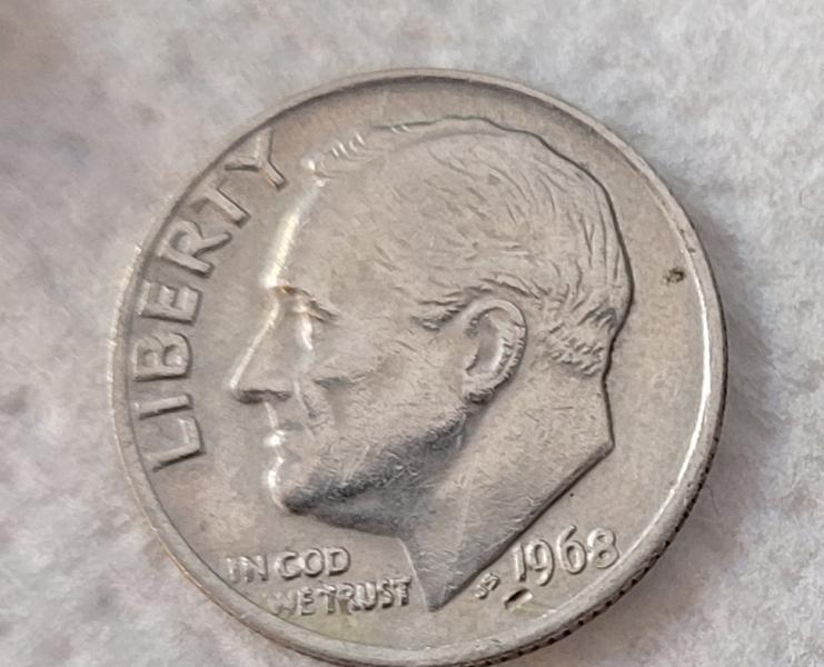 1968 Dime