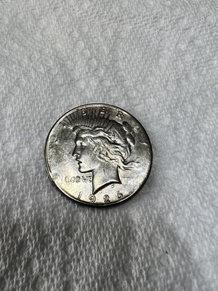 1926 Peace silver dollar with mint errors on&hellip;