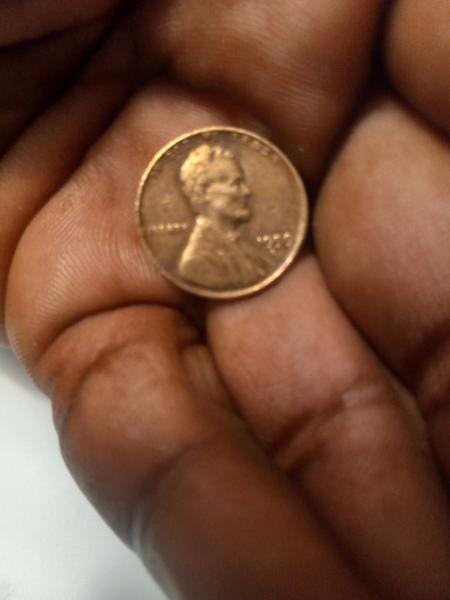 1959 Lincoln penny with double die
