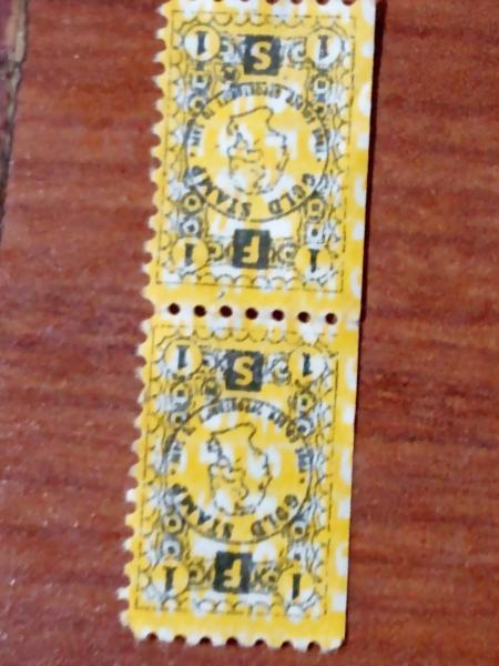 Some kind of p0stal stamp , Year unknown