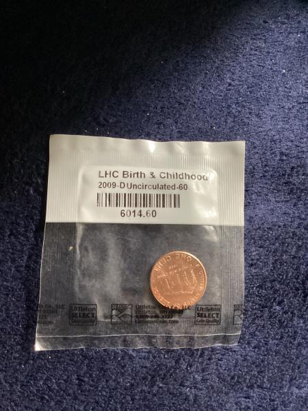 2009-D uncirculated-60 Penny LHC Birth & Childhood In&hellip;