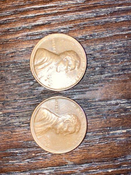 I believe these are 1969 s double dies&hellip;