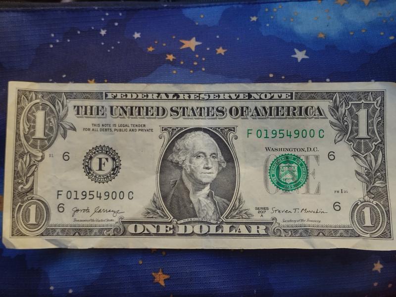 The serial numbers on the bill are two&hellip;