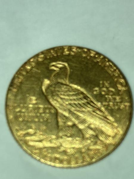 1925 D Indian Head/Eagle $2.50 Gold coin in&hellip;