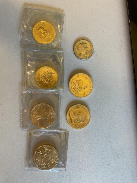 1oz gold american eagle $50 coins (2) roman&hellip;