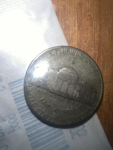 1943-S Jefferson wartime Nickel