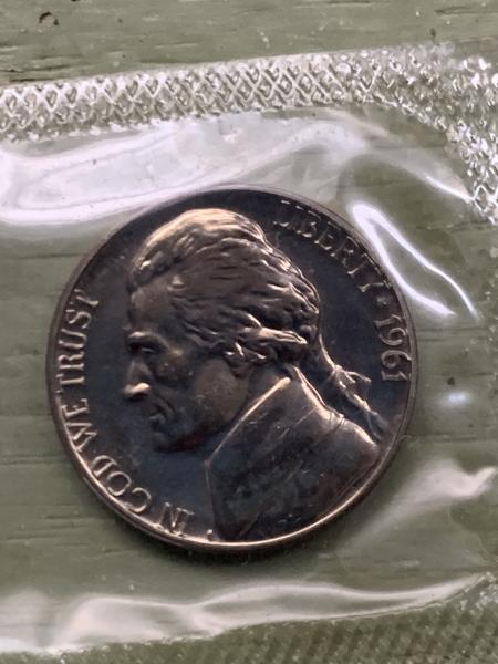 1961 Jefferson nickel no mint mark FS Full&hellip;