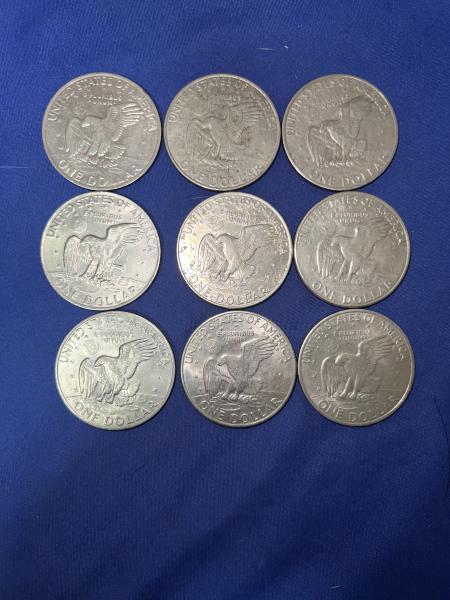 9 1972 d and no mint mark Eisenhower&hellip;