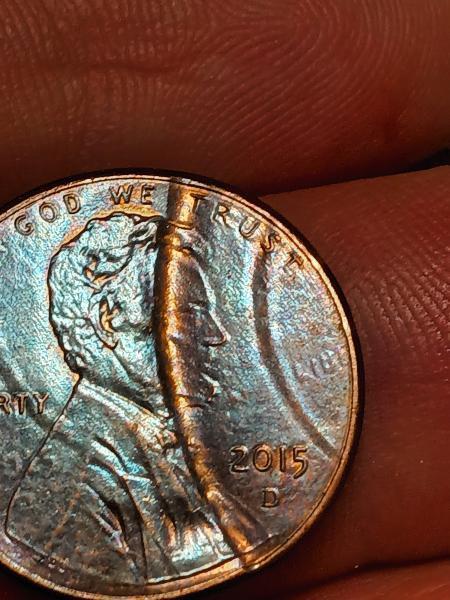 2015 Lincoln penny has numbers on Lincoln's jacket&hellip;