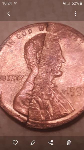 1991 P Lincoln cent with some very curious&hellip;