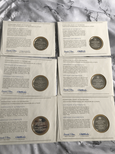 I have six International Society Of Postmasters Offical&hellip;