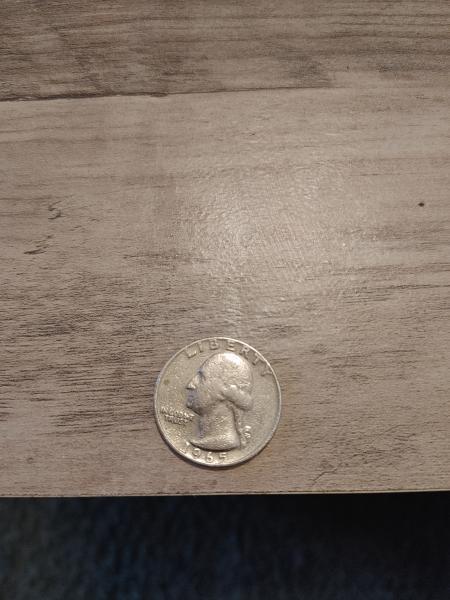 A 1965 quarter from my quarter collection