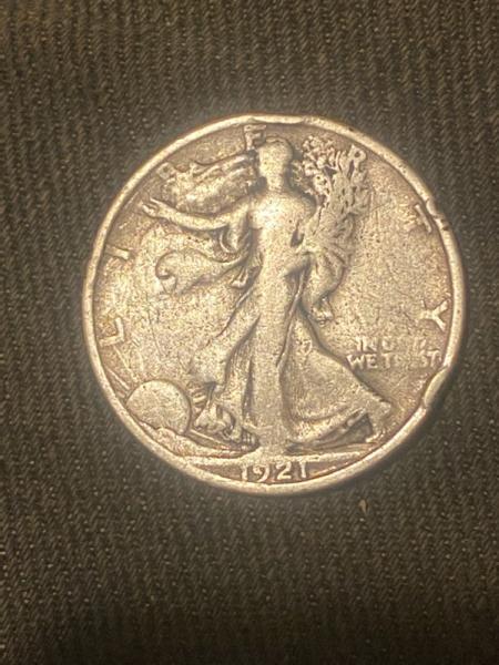 1921 S silver half dollar