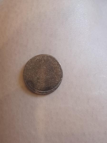 Roosevelt on penny. Double stamped No date