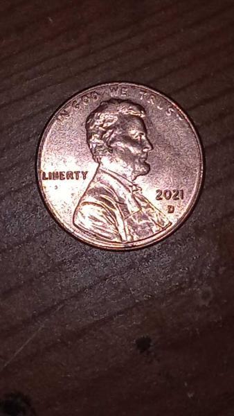 2021 error penny back planchet