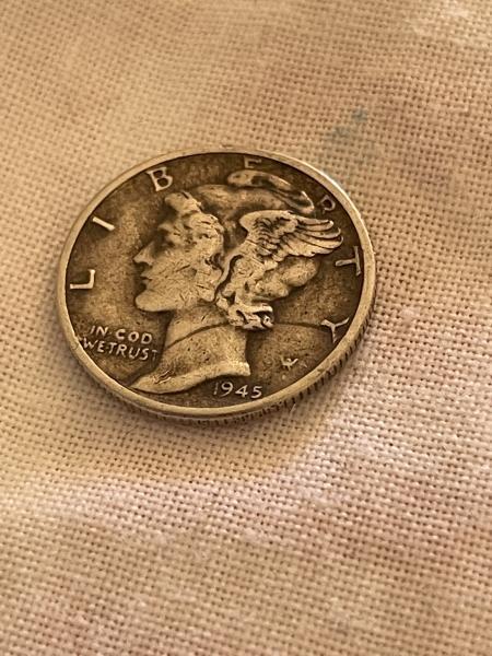 1945 mercury dime