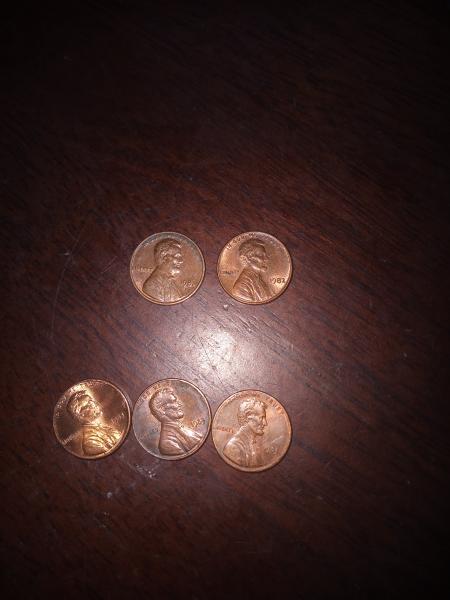 I have 2 1982 pennies and 3 1983&hellip;