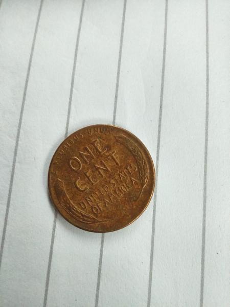 1956 D penny l of liberty on edge.&hellip;