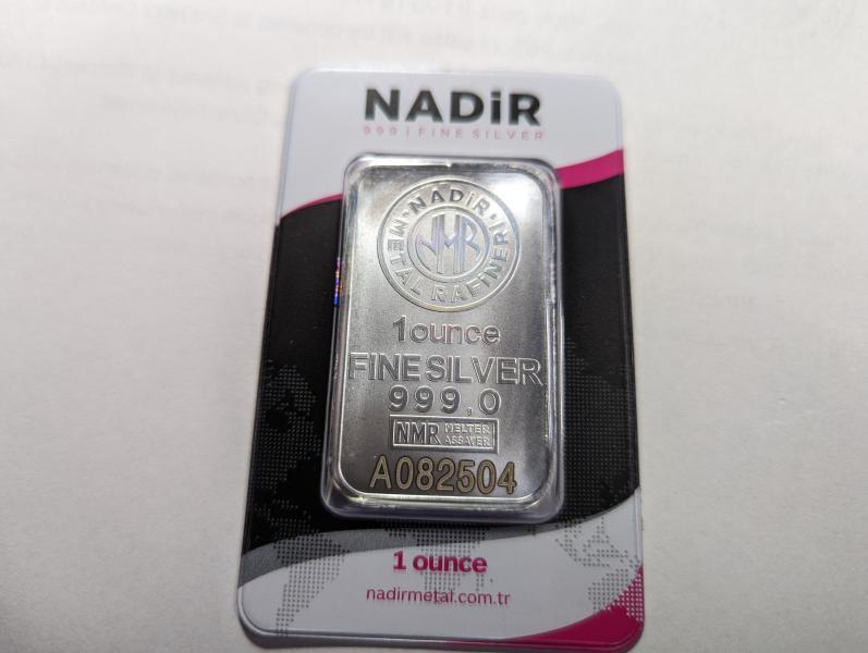 One oz. (1 ounce) Fine Silver Bar 999.0&hellip;